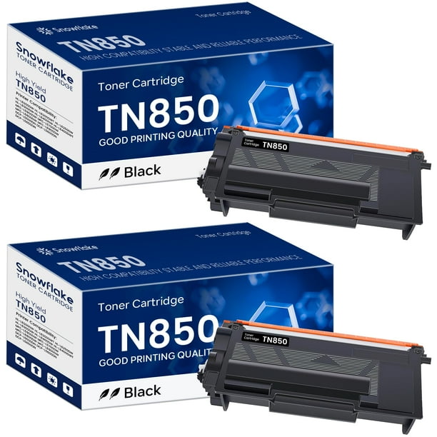 Tn-850 Tn850 Toner 2 Pack Compatible Tn850 Cartucho De Tóner Negro De Alto Rendimiento De Repuesto Para Brother Tn-850 Mfc-L5850Dw Mfc-L5700Dw Mfc-L5900Dw Mfc-L6900Dw Mfc-L6800Dw Toner.