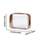 thumbnail image 3 of Bolsa de maquillaje, neceser, neceser grande para mujer, transparente, de gran capacidad, para viaje, neceser de plástico con cremallera., 3 of 3