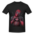 thumbnail image 3 of Deadpool T-Shirt Col Rond Manches Courtes Mode Athlétique Cadeau pour Hommes Femmes Moyen, 3 of 5