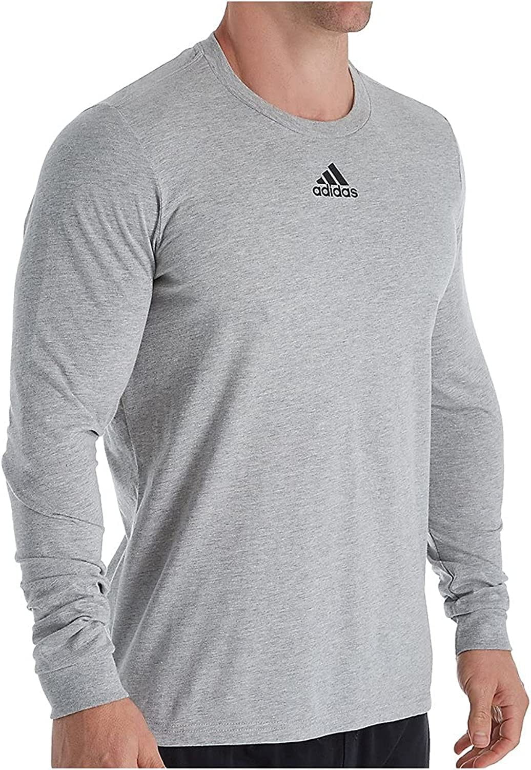 slave radiator inch adidas Men's Amplifier Long Sleeve Logo T-Shirt EK02 3XL Medium Grey  Heather - Walmart.com