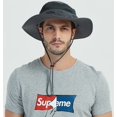 thumbnail image 5 of DDYOUTDOOR 07-281 Fashion Summer Outdoor Gardening Sun Protection Fishing Cap Neck Face Flap Hat Wide Brim DarkGray, 5 of 7