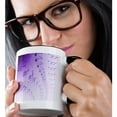 thumbnail image 2 of 3drose, Floating Musical Notes in Purple, 15oz Two-tone Black Mug, 2 of 6