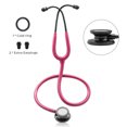 thumbnail image 1 of Portable Double Sided Cardiology Stethoscope for Medical Professionals, White, 1 of 10