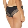 thumbnail image 2 of Women's Maidenform 40159 Comfort Devotion Lace Back Tanga Panty (Black/Gold 8), 2 of 3