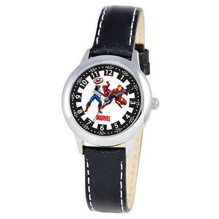 Marvel Heroes Boys Stainless Steel Time