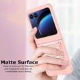 thumbnail image 3 of for Motorola Razr+ 2023 Case with Hinge Protection, Slim PC Back Cover Scratch-Resistant Fashion Women Girls Phone Case for Motorola Razr Plus 2023 - Pink, 3 of 12