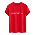 thumbnail image 4 of PNTUTB Men's Fashion Valentine's Day Themed Prints Casual Loose Crew Neck Comfortable Short Sleeve T-shirt, 4 of 6