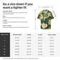 thumbnail image 4 of KLL Tropical Floral Jungle Print Men's Shirt Short Sleeve Button Down Summer Cuba Beach Shirts- XX-Large, 4 of 5