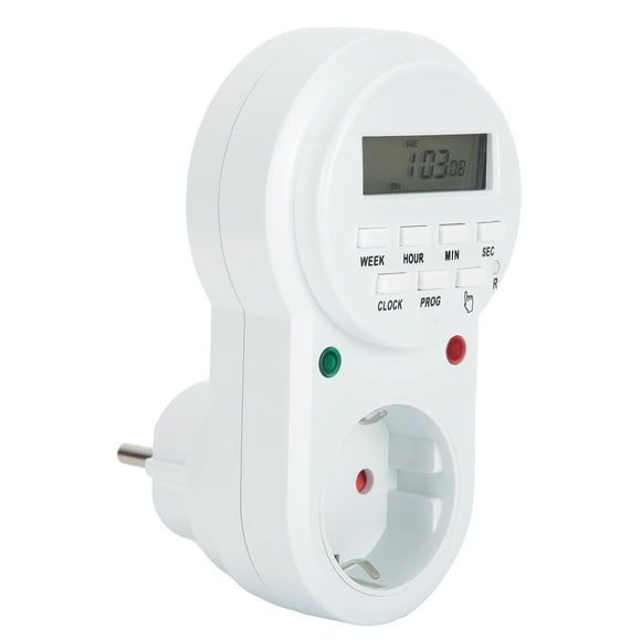 Timer Plug, Timing Switch, Home Improvement LCD Screen Timer Outlet For Kitchen Appliances Lamps Fans