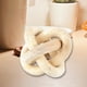 thumbnail image 4 of Adornos de cadena de madera con nudo de madera de 3 eslabones para mesa de café, fáciles de limpiar y Beige, 4 of 9