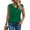 Green, variant on CheerKidz Fashion Women's Summer Button Down V Neck T-Shirt Sleeveless Loose Tops,Casual Vacation Clothes,Trendy Summer Blouse(Blue,XL)