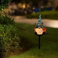 thumbnail image 5 of Solar Garden Decor Statue Little Old Man Outdoor Light with Solar LED Lights Ball - Yard, Patio, Balcony, Lawn Decoration - Unique Housewarming Gifts for Mom, Women, Grandma, Wife - Christmas, 5 of 6