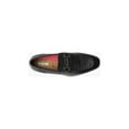 thumbnail image 5 of Stacy Adams Feronte Moc Toe Bit Slip On Croco Print Leather Black 25623-001, 5 of 8
