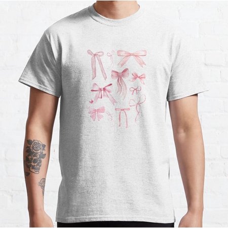 Hot Trending Coquette Bows Classic T-Shirt Vintage Birthday Gifts