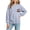 Gray, variant on Fall Hoodless Sweatshirts for Girl Loose Leopard Bow Cherry Printed Long Sleeve Crew Neck Solid Color Fashion Casual Pullover Tops Black 2-3 Years