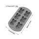 thumbnail image 3 of Molde de Silicona para Pasteles con Seis Agujeros para Hornear Pudín de Gelatina | Molde Flexible Antiadherente para Mousse de Chocolate, Apto para Uso Alimentario, Resistente Al Calor | Molde para H, 3 of 6