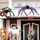 thumbnail image 2 of Los lugares al aire libre de Halloween decoran telas de araña juguetes de araña de peluche, kaili Sencillez, 2 of 3