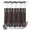 Black, Charcoal, Crisp White, Ash Gray, variant on No Hook Shower Curtain, Black Halloween Shower Curtains for Bathroom with See Through Top Window, Farmhouse Spooky Green Hands Skeleton Waterproof & Washable Bath Curtain Stand Up Stall 36"x72"