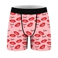 thumbnail image 4 of REORIAFEE Mens Boxer Briefs Valentine's Day Heart Graphic Breathable Boxer Briefs Mid-Rise Comfort Elastic Waistband Underwear Men Stretch Boxers Pink XXL, 4 of 7