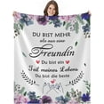 thumbnail image 1 of LHSHID Birthday Gift for My Best Friend Sisters Blanket Flannel Soft and Comfortable Anti static Bed Sofa Blanket 60x80in, 1 of 5