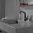 thumbnail image 4 of Delta Larkin Single Handle Bathroom Faucet, Matte Black, 4 of 5