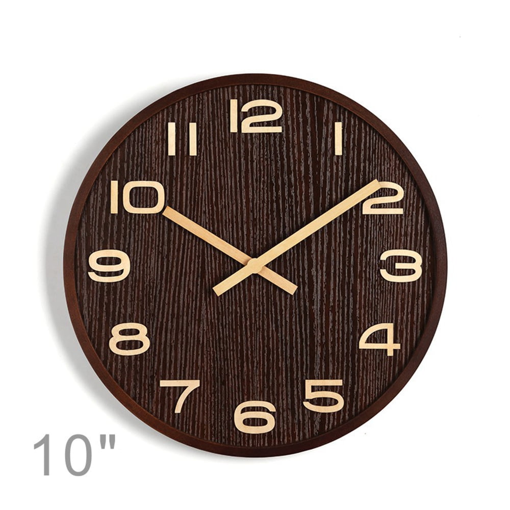 Clock Wall Wooden Decor Clock Wall Clock Minimalist Clock Wooden Wall Clock Wood Wall Clock Roman Numbers Clock