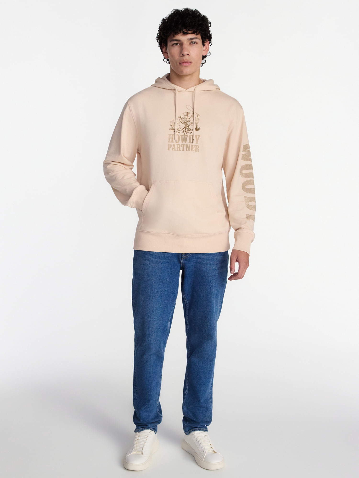 Toy Story Men's and Big Men's Graphic French Terry Fleece Hoodie, Sizes XS-5XL