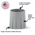 thumbnail image 2 of eZtotZ Made in USA Tough to Tip Learning Cup for Toddler Independent Drinking - BPA Free (Grey, 2 Pack), 2 of 3