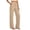 Beige, variant on Tall Pants for Women Long Wide Leg Elastic Waist Linen Palazzo Pants for Women Drawstring Weighted Linen Trousers for Women Womens Lounge Pants for Work Lounge
