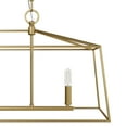 thumbnail image 4 of Hunter - Fair Oaks 4-light Luxe Gold, Extra Large Chandelier, Dimmable, Formal Style, Linear Shaped, for Bedrooms, Dining, Living Rooms - 13100, 4 of 9