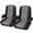 Gray, variant on 2Pcs Heavy-Duty Knitted Mesh RV Seat Covers for Captains Chairs, Universal Fit for Class-A Motorhome with Side Storage Pockets (Extended Back Version) Beige