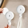 thumbnail image 2 of Gancho adhesivo fuerte, sin perforaciones, para ropa de casa, baño, cocina, gancho adhesivo, resistente, que no deja marcas, para colgar en la pared., 2 of 6