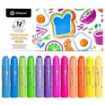 thumbnail image 1 of Barras de pintura Artecho Tempera 12 colores neón, lavables, 180 ml, 1 of 6
