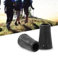 thumbnail image 4 of 12 Protectores de Bastón para Caminar, Protector de Bastón, Puntas de Bastón de Trekking, Goma Negra, Cabeza Larga, Cubierta de Punta de Bastón, Protector de Punta, Taza PARA, 4 of 7