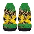 thumbnail image 5 of XYZCANDO Leopard Diagonal Pattern Front Seats Protector Soft Anti-Wear Car Front Seat Covers Interior car Front Seats, Waterproof Interior Accessories Truck Sedan, 5 of 10
