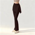 thumbnail image 4 of Outfmvch Women's High Waist Workout Leggings Cellulite Leggings for Women Tummy Control Sport Tights Butt Lift Yoga Workout Pants Compression Tights for Fitness Gym A1 Brown S-2XL, 4 of 5
