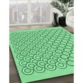 thumbnail image 3 of Ahgly Company Machine Washable Indoor Rectangle Transitional Green Area Rugs, 7' x 10', 3 of 7