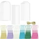 thumbnail image 1 of juego de marcadores acrílicos transparentes en blanco con borlas para manualidades., 1 of 6