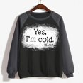 thumbnail image 4 of 2023 Chandail en Molleton Mode pour Femmes 50 % de Réduction Liquidation T-shirt Imprimé Manches Longues Blouse Col Rond Hauts Décontractés Chandail en Molleton, 4 of 5