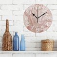thumbnail image 3 of GZHJMY Pink Marble Wall Clock,Silent Non Ticking 10 Inch Battery Operated Round Wall Clocks for Kitchen,Home,Bedrooms,Office Decor, 3 of 6