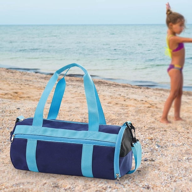 Bolsa de viaje para niños Yinane con compartimento para zapatos Azul
