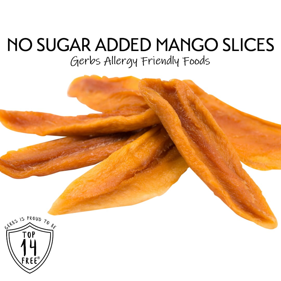 GERBS Dried Mango Slices Unsweetened 2 LBS.