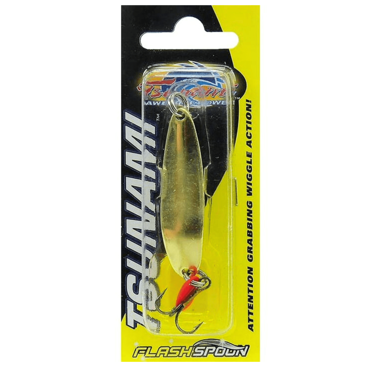 Tsunami Flash Spoon Fishing Lure – Gold, 1/2 oz.
