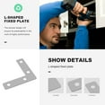 thumbnail image 4 of BRIGHTFUFU 10pcs Stainless Steel Repair Brackets Right Angle for Construction and Repair, 4 of 8