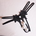 thumbnail image 5 of Panties de Encaje para Mujer con Detalles de Perlas – Diseño Lateral con Tiras Ajustables, Tela Suave y Elástica, Talla Única (Se Ajusta a 40-60 kg), 5 of 5