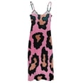 thumbnail image 5 of Leopard Print Pattern Fine Art Sleeveless Dress Summer Dress Woman 2025, 5 of 7