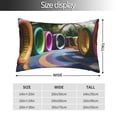 thumbnail image 2 of Salouo Colorful Tire Tunnel Park Pattern Pillow Cases,1PC Pillow Covers with Envelope Closure Decorative Pillow Case for Bed Couch,Pillows Not Included-20"x30", 2 of 6