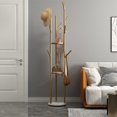 thumbnail image 4 of Heavy Duty Marble Coat Rack Stand Tall Clothes Rail Hanger f Bedroom Office Hall, 4 of 11