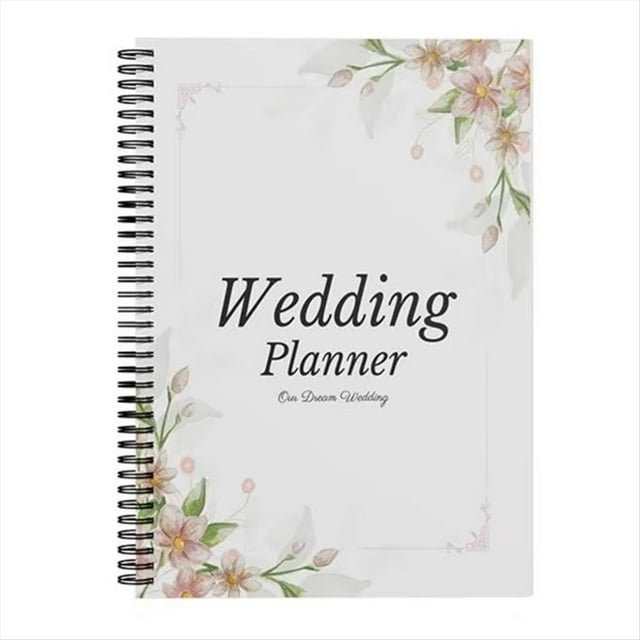 Planificador de Bodas, Cuaderno de Planificación de Bodas, Cuaderno Organizador de Compromiso de Tapa para Parejas Recién Comprometidas y Novias