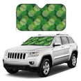 thumbnail image 4 of Bingfone Green Flower Car Windshield Sunshade,Sun Foldable Sun Shield Sun Visor for Car - Small, 4 of 8